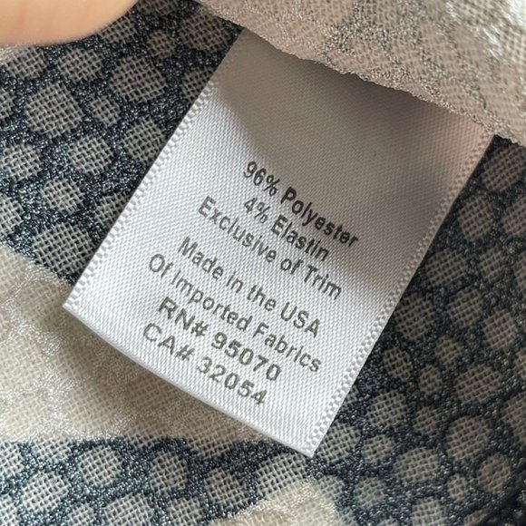 Vintage WESTON Womens XL Black Abstract Floral Multi Long Sleeve Sweater - Picture 9 of 10